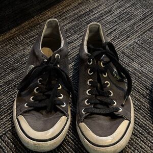 Lacoste Black and Cream Sneakers